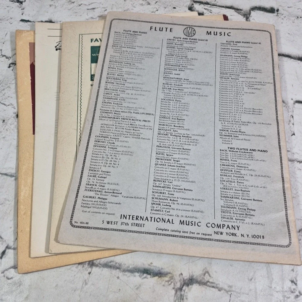 Vintage Sheet Music Books Piano Lot Of 4 Bach - Wagness - Jazz - The Pedal